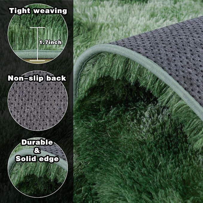 Area Rugs 9x12 for Living Room, Ultra Soft Fluffy Rugs for Bedroom, Non-Slip - Image 5