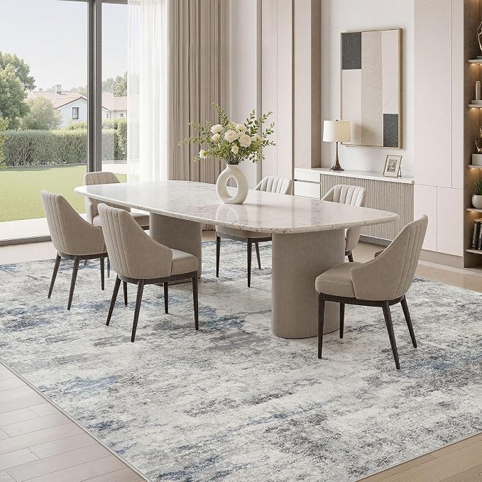 DMOYEST 8x10 Area Rug for Living Room, Washable & Non Slip Large Indoor Carpet - Image 3