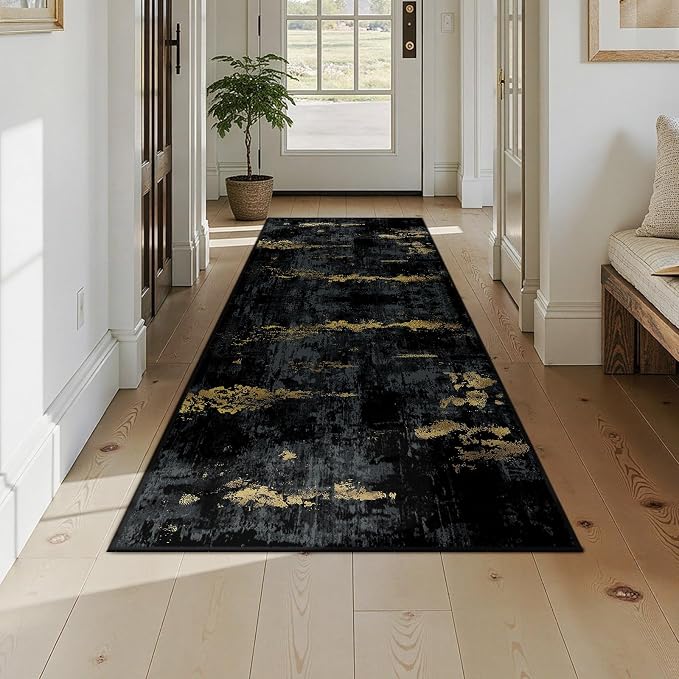 RELEANY Washable Area Rugs 3x8 Non-Slip Modern Abstract Soft - Image 7