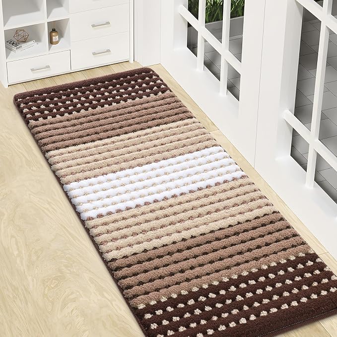 Kitinjoy Indoor Outdoor Door Mat, 47x17 Non-Slip Absorbent Dirt Trapper by Kitinjoy