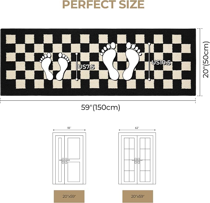 GRANNY SAYS Door Mat Indoor Entrance Non-Slip, Welcome Mats Front Door Mat - Image 2