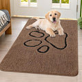 Smiry Dog Door Mat for Muddy Paws, Absorbent Dirt Trapper Non Slip Quick Dry by Smiry