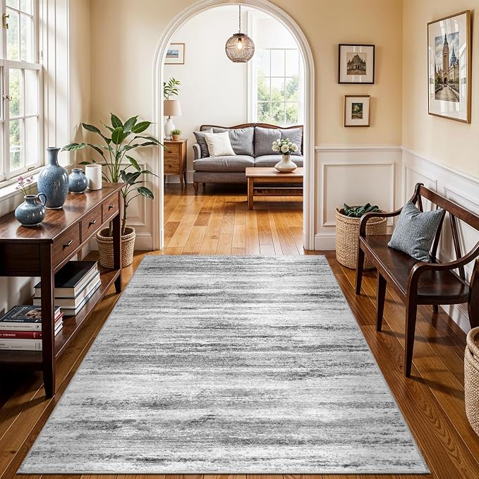 4x7 Rugs for Small Living Room: Non-Slip Washable Area Rug for Hallway Entryway - Image 2