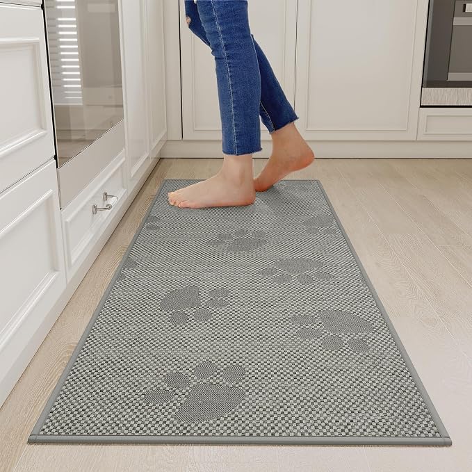 YDKGL Kitchen Mats for Floor, Super Absorbent Kitchen Rugs Non Slip Washable by YDKGL