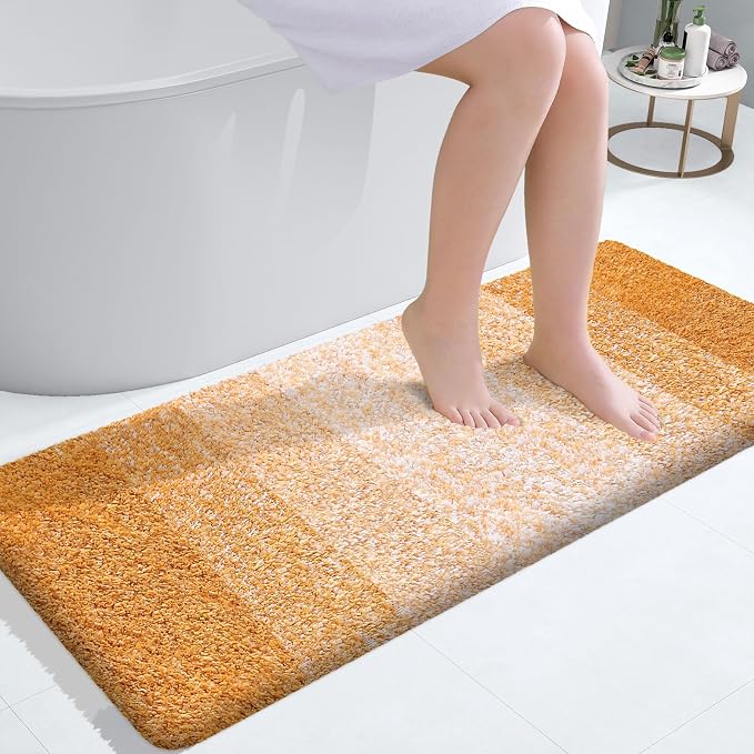 OLANLY Large Bathroom Rugs Mat 50x30, Extra Soft Absorbent Microfiber Bath Rugs by OLANLY