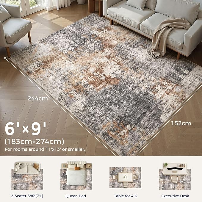 DMOYEST Area Rug Living Room Rugs - Image 3