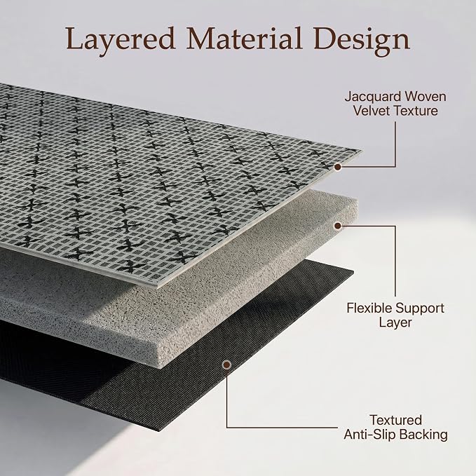48"x60" Office Chair Mat for Hardwood Tile Floor, Under Desk Carpet Protector - Image 4