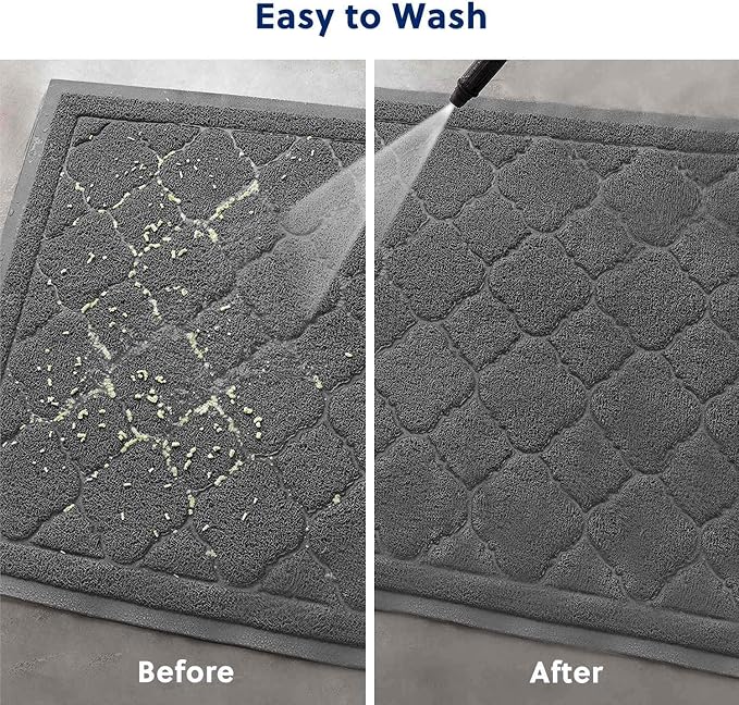 WePet Cat Litter Box Mat, Kitty Premium PVC Pad, Durable Trapping Rug, - Image 6