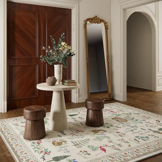 6x9 Area Rugs for Living Room: Washable Bedroom Rug Stain Resistant Non Slip - Image 7