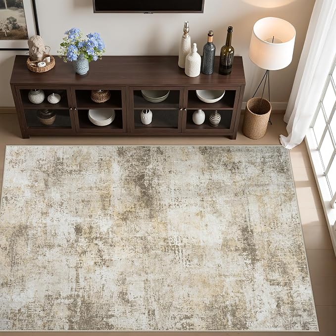 Washable Rug 6x9 Area Rugs: Soft Large Living Room Rug - Image 5