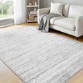 4x6 Area Rugs for Living Room Machine Washable Rug Distressed Indoor Carpet by Tchdio
