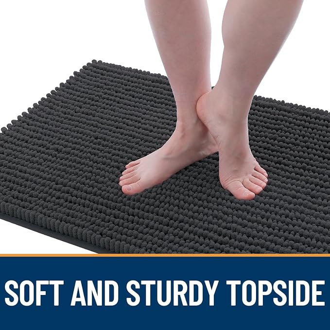 OLANLY Dog Door Mat for Muddy Paws 24x16, Ultra Absorbent Chenille Mud Doormat - Image 3