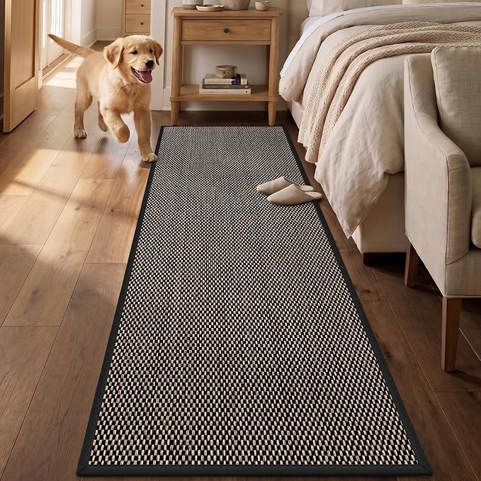 DEX Hallway Runner Rug 2'4''x12, Non Slip Rubber Backing Inside Entryway Carpet - Image 9