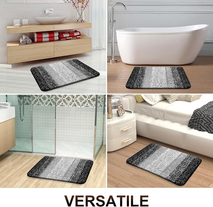 OLANLY Large Bathroom Rugs Mat 47x32, Extra Soft Absorbent Microfiber Bath Rugs - Image 6