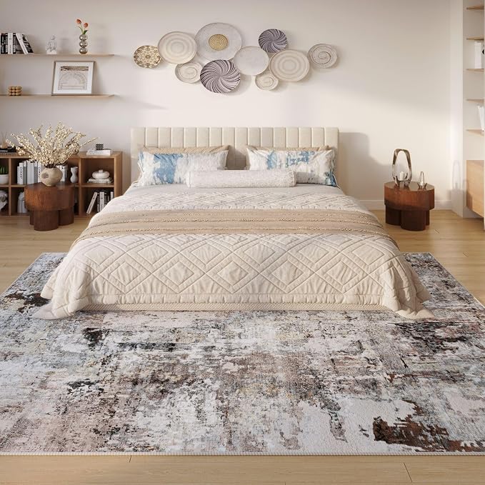 Rugcomf Modern Abstract 5'x7' Area Rugs - Image 2