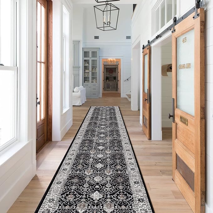 Hallway Washable Runner Rug by HYHAOYUNLAI