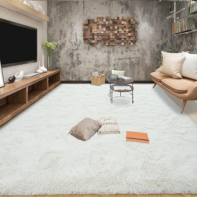 Tepook Soft 3x5 Small Bedside Rug Washable, Fluffy Shaggy Rugs - Image 3