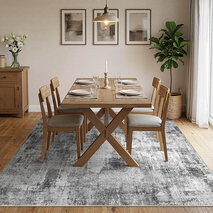 DMOYEST 10x14 Area Rug for Living Room, Washable & Non Slip Large Indoor Carpet - Image 2
