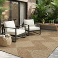 MontVoo-Outdoor Rug Carpet Patio Rug 4x6 ft Polypropylene Indoor Outdoor Rugs by MontVoo