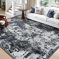 RELEANY Washable Area Rugs Square 10ft Non-Slip Modern Abstract Soft by RELEANY