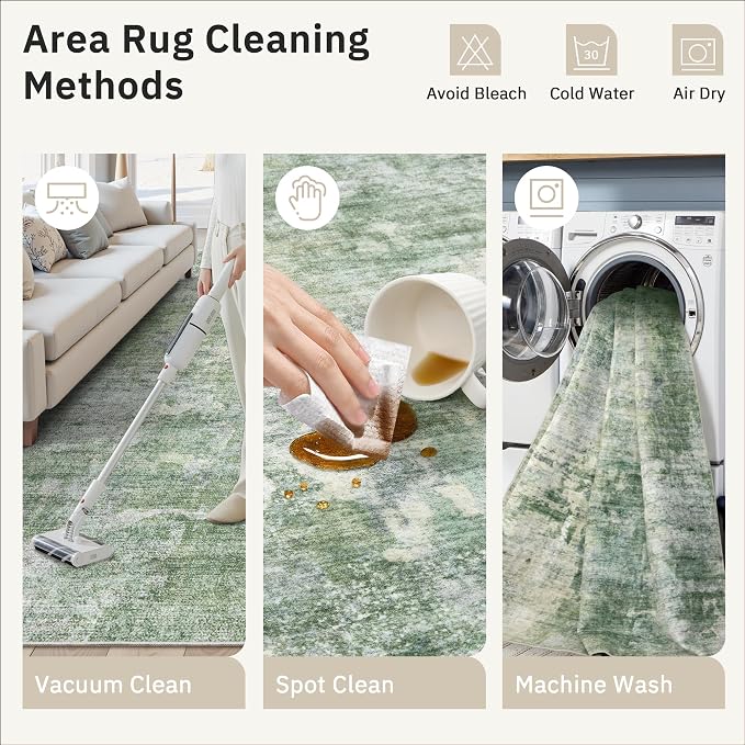 Soalmost Area Rug 6x9 Abstract Rugs - Image 9