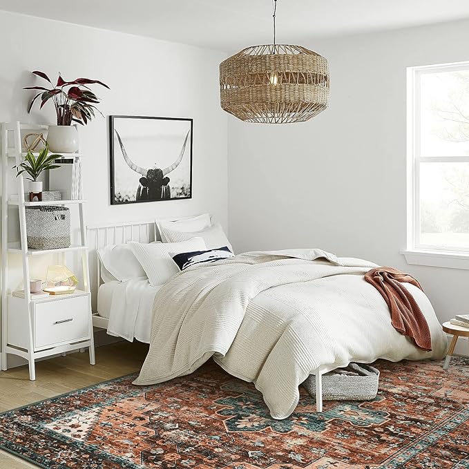 Moynesa Ultra-Thin Vintage Area Rug - Image 8