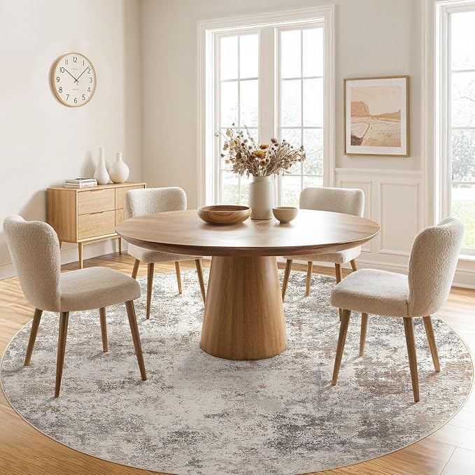 UERMEI 8ft Round Area Rug Living Room Rugs - Image 4