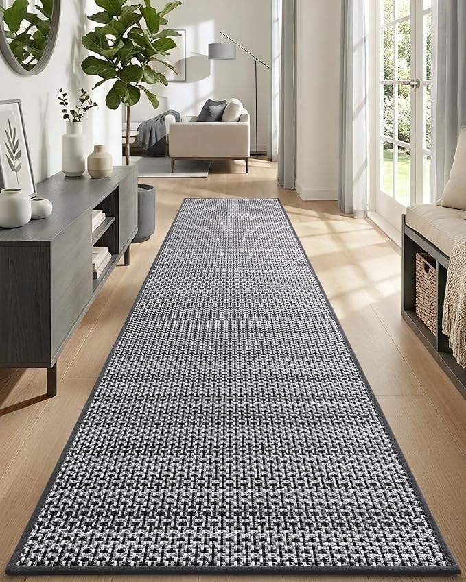 DEXI Hallway Runner Rug 2'4"x8', Non Slip Rubber Backed Runners Carpet - Image 8