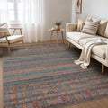 Nakagishi 7X9 Area Rugs Living Room: Washable Large Vintage Rug Neutral by NakagishiAreaRug