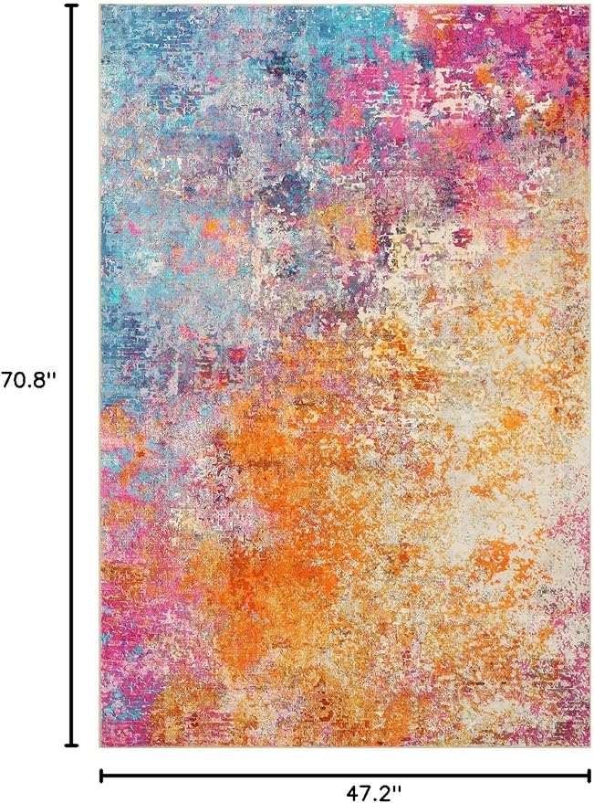 Lahome Modern Abstract Area Rug - Image 2