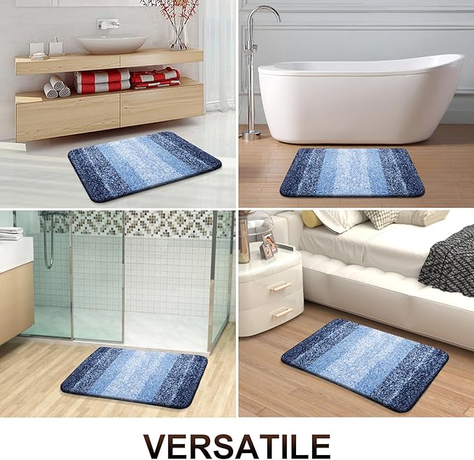 OLANLY Bathroom Runner Rugs Mat 47x24, Extra Soft Absorbent Microfiber Bath Rugs - Image 6