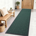 OLANLY Front Door Mat Outside Entrance 71x23, Heavy Duty Sturdy Natural Rubber by OLANLY