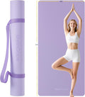 Extra Large Yoga Mat – 72"x48" or 78"x57", 1/4"–1/2" Thick Mat by GymCope