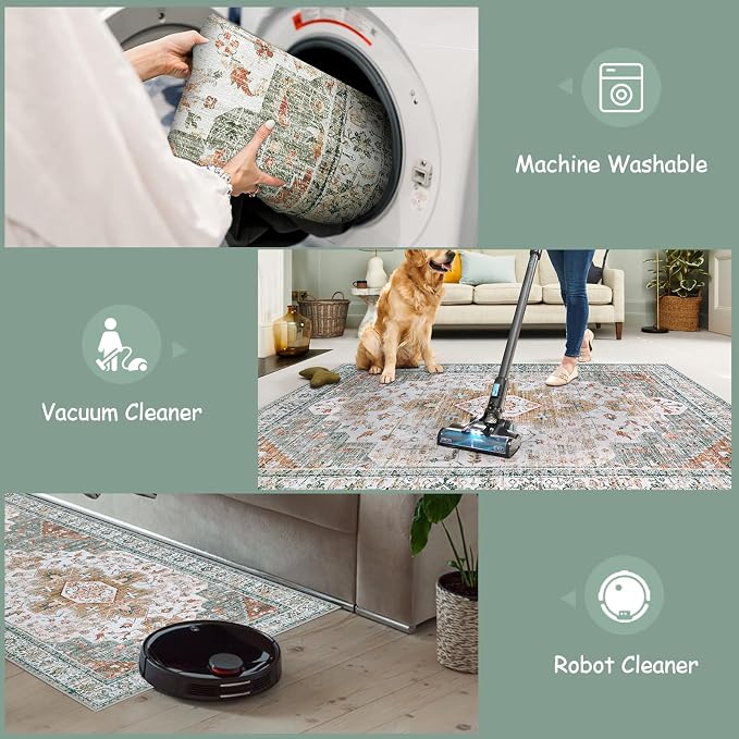 Moynesa Ultra-Thin Washable Runner - Image 4