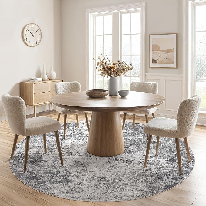 UERMEI 6ft Round Area Rug Living Room Rugs - Image 4