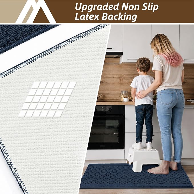 COSY HOMEER-Kitchen-Rugs-and-Mats 20"x32" Non Slip Kitchen Mats - Image 4