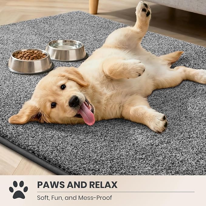 PURRUGS Dirt Trapping Door Mat 31.5" x 47", Non-Slip Machine Washable Entryway - Image 3