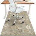36"x60" Office Chair Mat for Hardwood Tile Floor, Under Desk Carpet Protector by BESBLEE