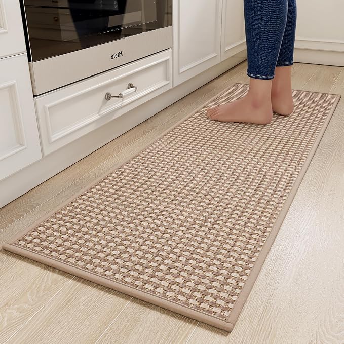 YDKGL Kitchen Runner Rugs Non Slip Washable, Super Absorbent Soft Chenille by YDKGL