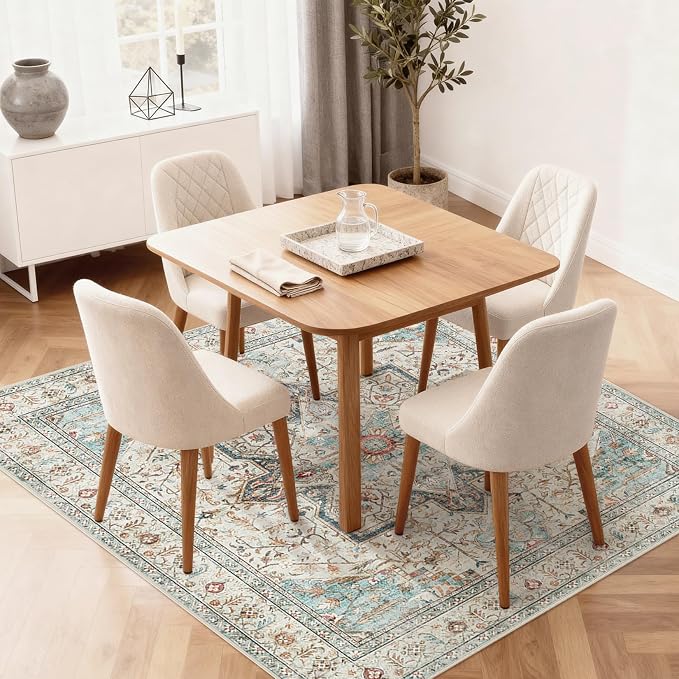 Tortania 6' Square Area Rug Living Room Rugs - Image 3