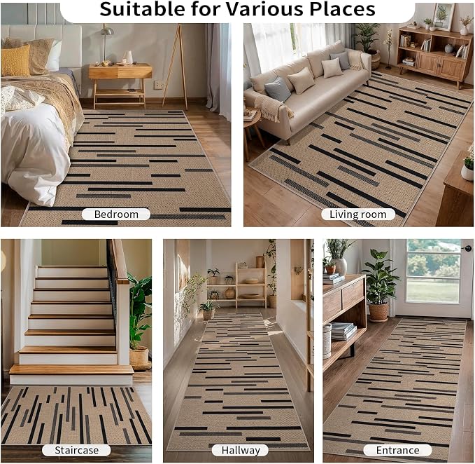 Tangsoo Modern Easy Jute 2x4 Rug - Image 7