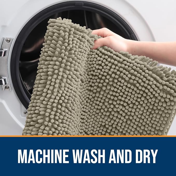 OLANLY Dog Door Mat for Muddy Paws 24x16, Absorbs Moisture and Dirt, Absorbent - Image 5