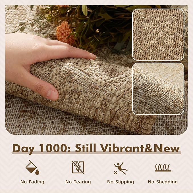 MontVoo-2x8 ft Indoor Outdoor Runner Rugs - Image 2