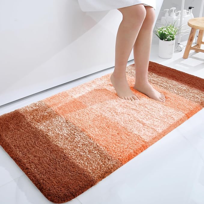 OLANLY Large Bathroom Rugs Mat 50x30, Extra Soft Absorbent Microfiber Bath Rugs by OLANLY