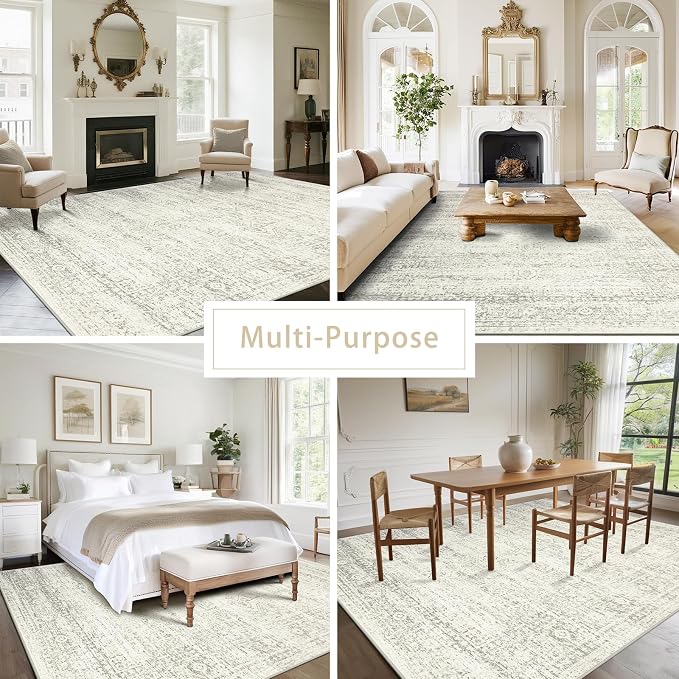 Srugn Washable Rugs 8x10 Area Rugs - Image 6