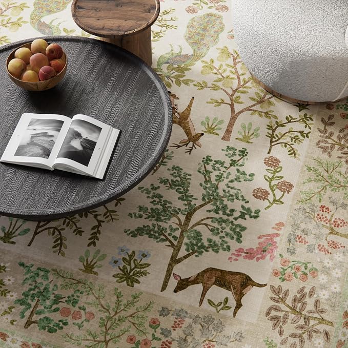 Runner Rugs Washable Kitchen Runner: 2'6"x8' Hallway Runner Rug Stain Resistant - Image 3
