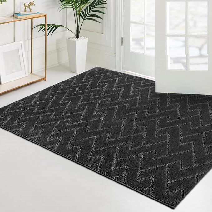 PURRUGS Easy Care Area Rug 4ft x 6ft, Non-Slip Machine Washable Entry Rug - Image 3