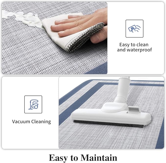 Mattitude Kitchen Mats Set of 2, Cushioned Anti-Fatigue Non-Skid Rug Sets - Image 5