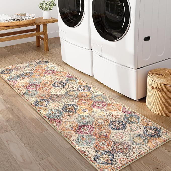 Lahome Moroccan Washable Kitchen Runner, 2x7 Runner Rug - Image 6
