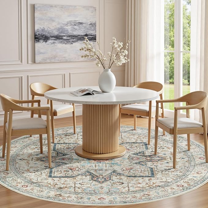 Tortania 10' Round Area Rug Living Room Rugs - Image 2